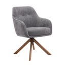 Sivé čalúnené jedálenské kreslá v súprave 2 ks Avola – Unique Furniture