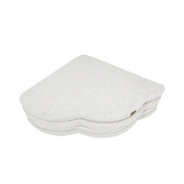 Biela detská hracia podložka 160x160 cm – Meowbaby-image-2