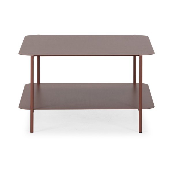 Terakotový kovový konferenčný stolík 70x73 cm Beatrix – MOME-image-4