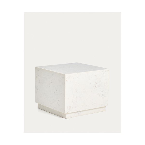 Mramorový odkladací stolík 50x50 cm Sorein – Kave Home-image-2