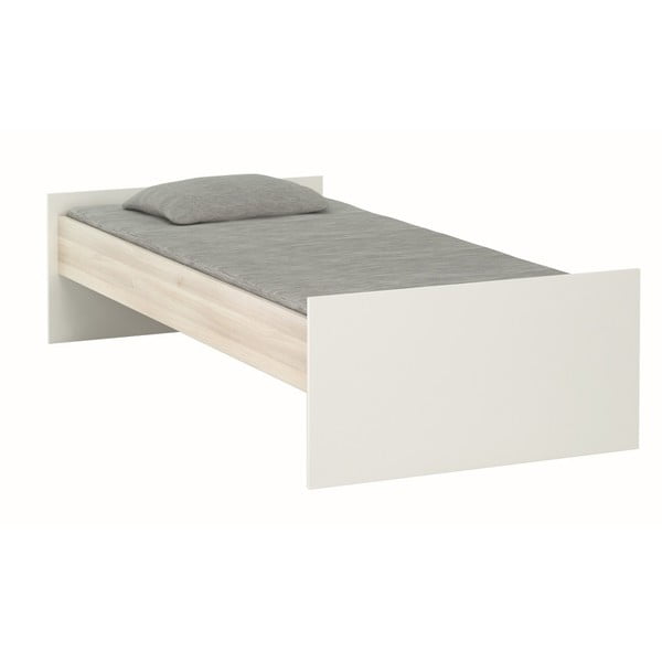 Biela posteľ Demeyere Heidi, 90 x 200 cm
