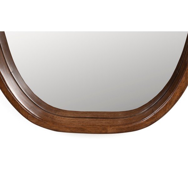 Nástenné zrkadlo s dreveným rámom 40x120 cm Nyko – White Label-image-2