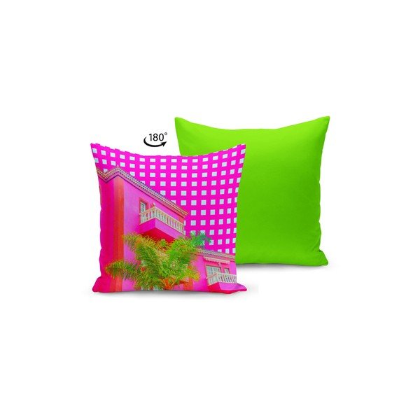 Vankúš s výplňou Kate Louise Neo Pink, 43 x 43 cm-image-1