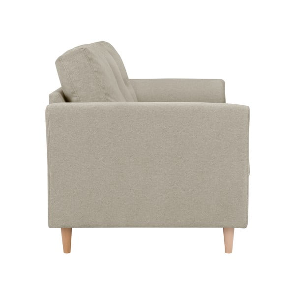 Béžová dvojmiestna pohovka Kooko Home Smooth-image-1