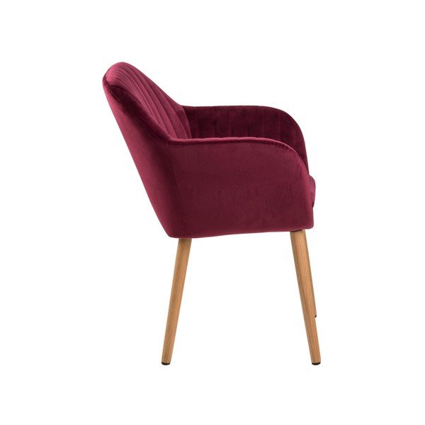 Vínovočervená jedálenská stolička Actona Emilia Vic-image-2