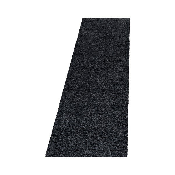 Antracitový behúň 80x250 cm Fluffy – Ayyildiz Carpets-image-4