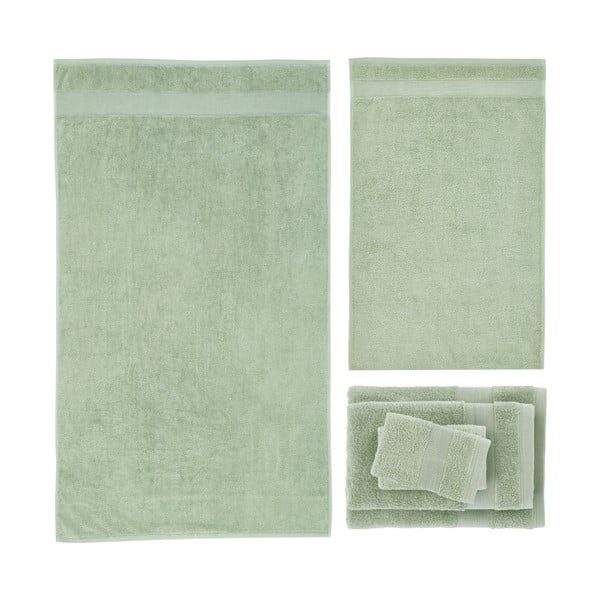 Zelené froté bavlnené uteráky a osušky v súprave 6 ks Anti–Bacterial – Catherine Lansfield-image-2