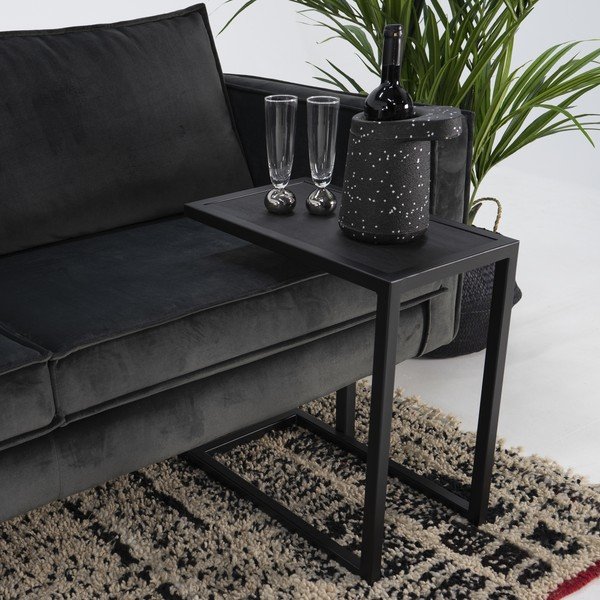 Odkladací stolík s doskou z dubového dreva 50x30 cm Daniël – Spinder Design-image-1