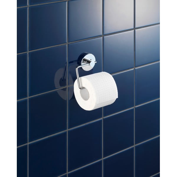 Samodržiaci držiak na toaletný papier Wenko Vacuum-Loc, nosnosť až 33 kg-image-1