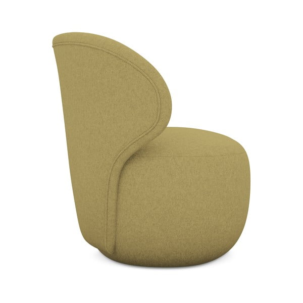 Kreslo v horčicovej farbe Kama – Makamii-image-2