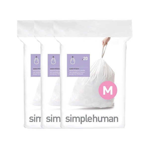 Vrecia na odpadky 60 ks 45 l M - simplehuman-image-1