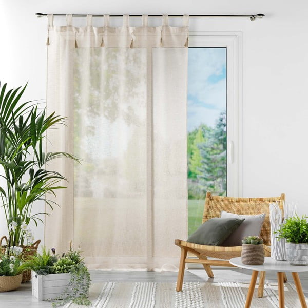 Béžová záclona 140x240 cm Dalila – douceur d'intérieur-image-2