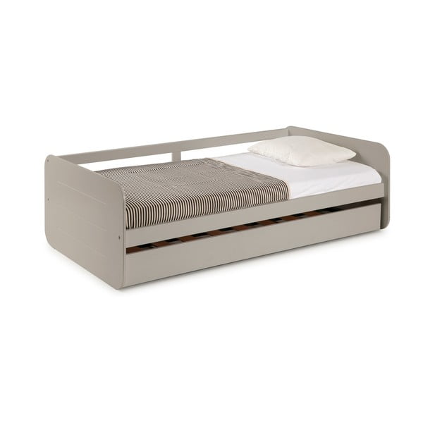 Sivá detská posteľ s výsuvným lôžkom Marckeric Redona, 90 x 190 cm-image-3