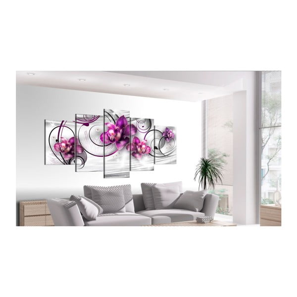 Obraz na plátne Artgeist Orchids and Pearls, 100 × 50 cm