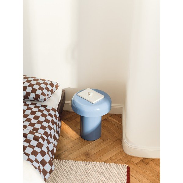 Kovový okrúhly odkladací stolík ø 40 cm Miko – noo.ma-image-4