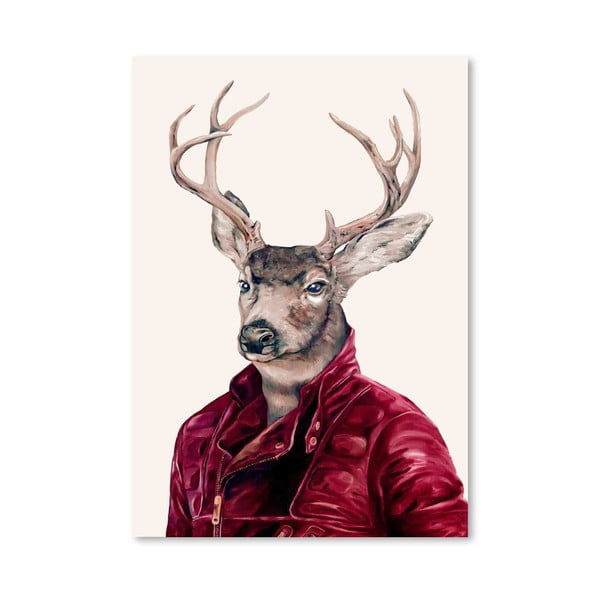 Plagát Deer, 30x42 cm