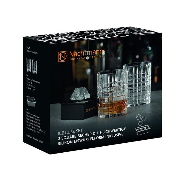 Poháre na whisky v súprave 2 ks 345 ml Square – Nachtmann-image-2