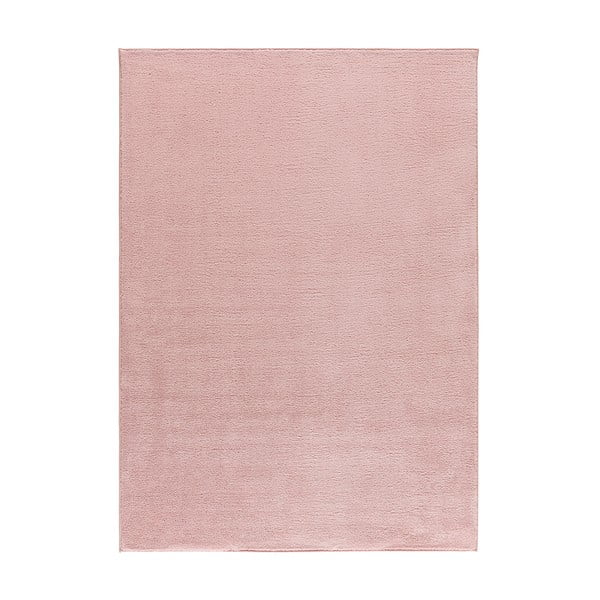 Ružový koberec z mikrovlákna 80x150 cm Coraline Liso – Universal