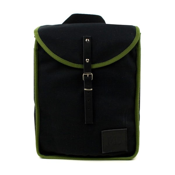Čierny batoh so zeleným detailom Mödernaked Green Heap