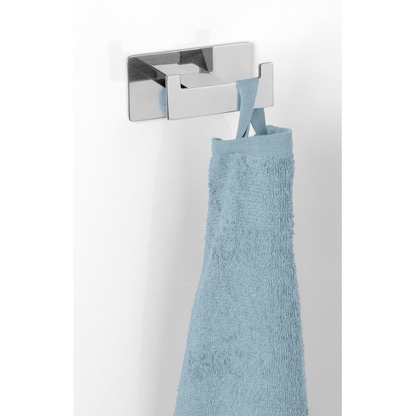 V lesklej striebornej farbe samodržiaci háčik z nehrdzavejúcej ocele Genova – Wenko-image-1