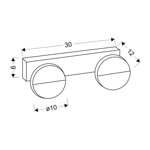 Biele LED nástenné svietidlo Sing - Candellux Lighting-image-2