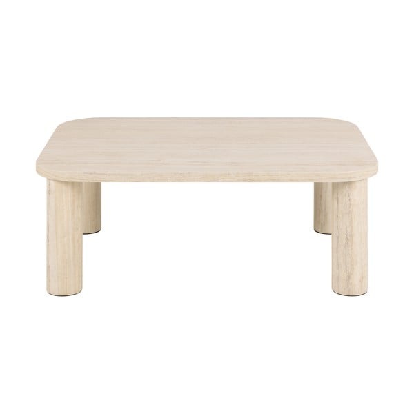 Béžový konferenčný stolík v dekore mramoru 75x100 cm Solano – Actona-image-3