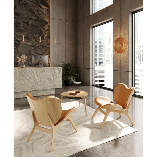 Stropné svietidlo s dreveným tienidlom ø 49 cm Clava Up – UMAGE-image-3