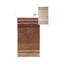 Bavlnený koberec v tehlovej farbe 80x140 cm Twin Toffee – Lorena Canals