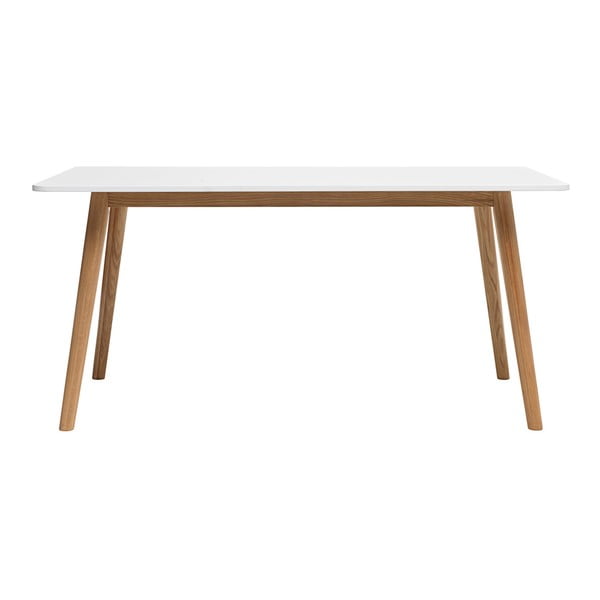 Jedálenský stôl z dreva bieleho duba Unique Furniture Turin