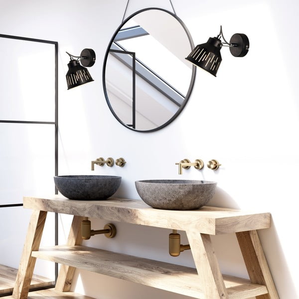 Čierne bodové svietidlo Jack – LAMKUR-image-1