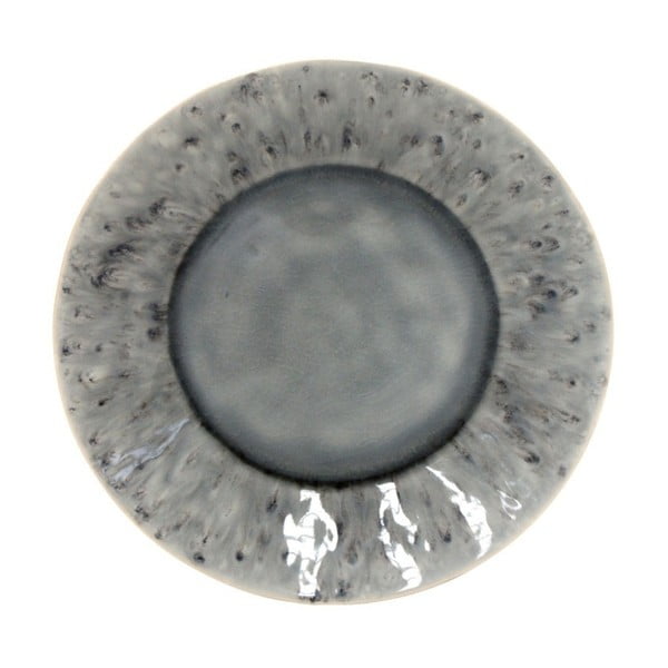 Sivý kameninový tanier Costa Nova Madeira, ⌀ 21 cm