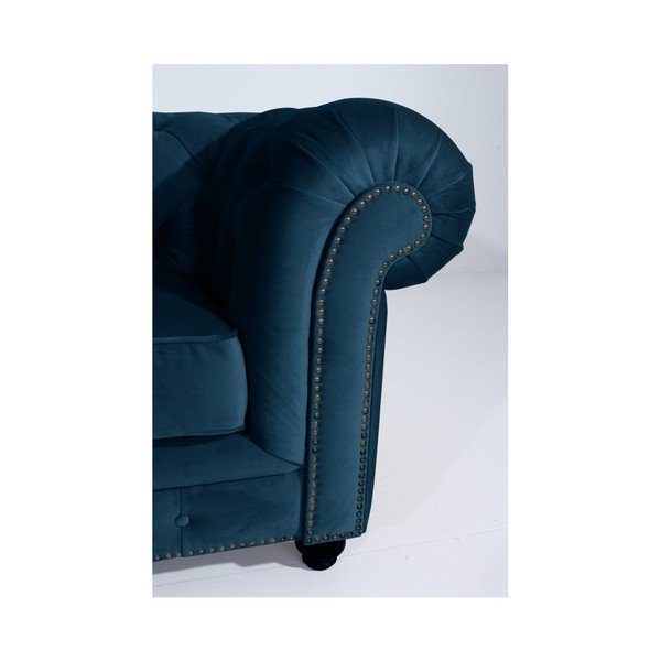 Modré kreslo Max Winzer Orleans Velvet-image-4