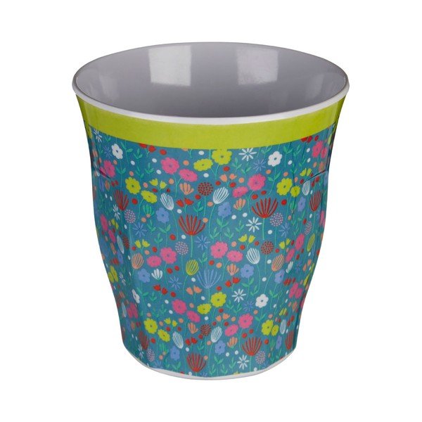 Modrý hrnček s motívom kvetín Premier Housewares Casey, 3 dl-image-1
