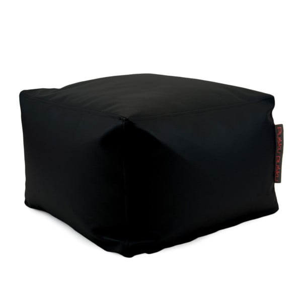 Čierny sedací puf vhodný aj do exteriéru Pusku pusku Softbox