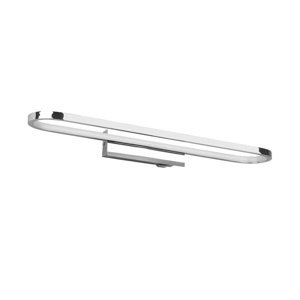 LED nástenné svietidlo v lesklej striebornej farbe (dĺžka 60 cm) Gianni - Trio