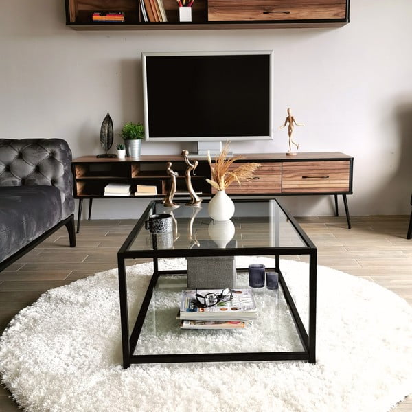 Čierny konferenčný stolík 60x90 cm Astro - Neostill-image-3