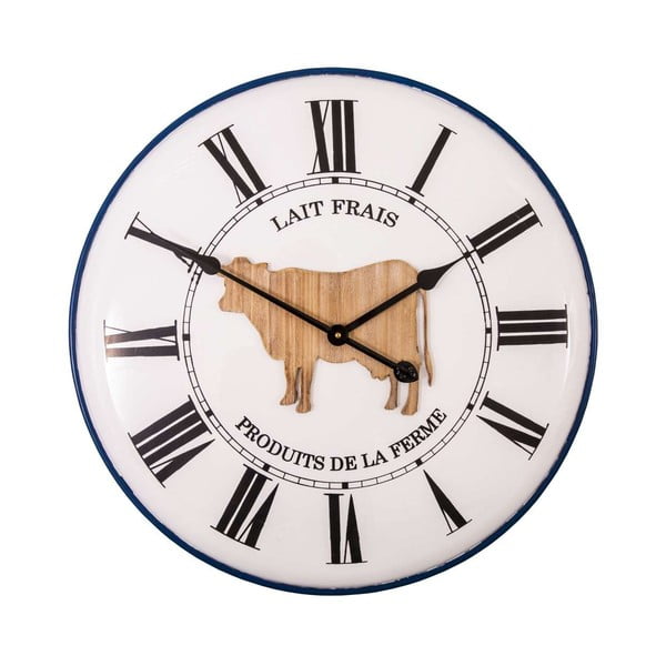 Nástenné hodiny Antic Line Lait Frais, ø 61,5 cm