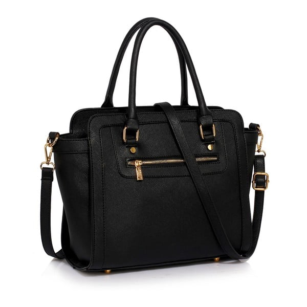 Čierna kabelka L&S Bags Trianon