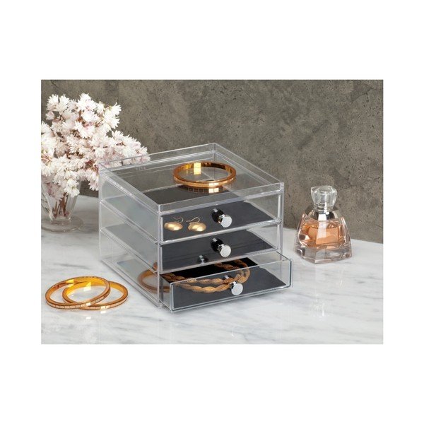 Organizér s 3 zásuvkami InterDesign Serwa, výška 12,5 cm-image-2