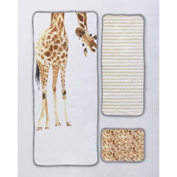 Súprava 3 uterákov Little Nice Things Funky Giraffe-image-1