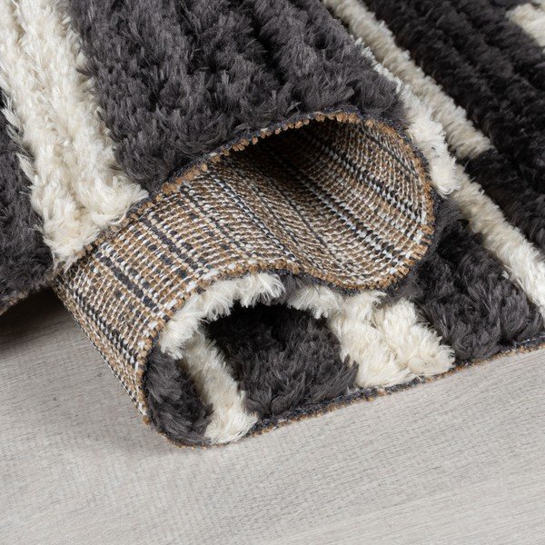 Čiernobiely koberec 120x170 cm Lina - Flair Rugs-image-2