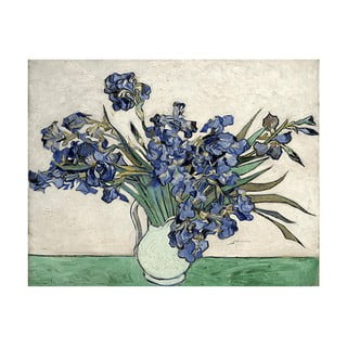 Reprodukcia obrazu Vincenta van Gogha - Irises 2, 40 × 26 cm