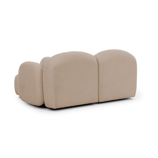 Svetlohnedá rohová pohovka z textílie buklé (pravý roh/s leňoškou) Orbit – Ropez-image-3