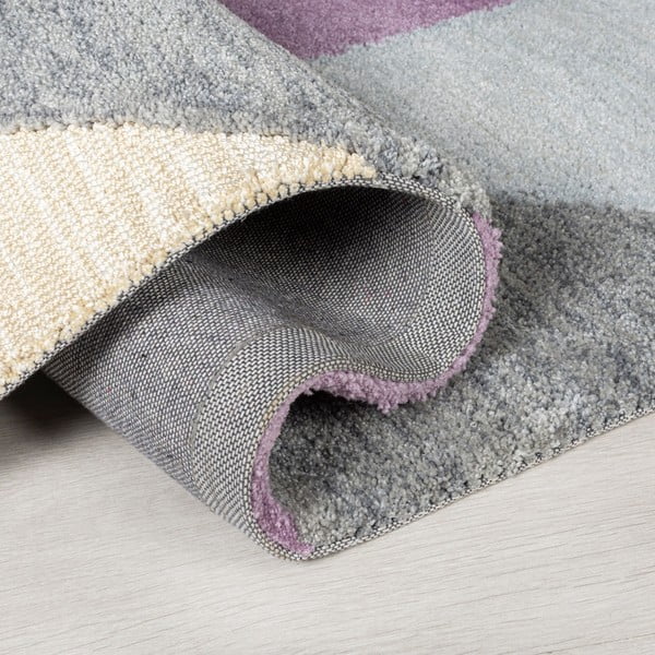 Sivo-fialový koberec Flair Rugs Icon, 120 x 170 cm-image-1