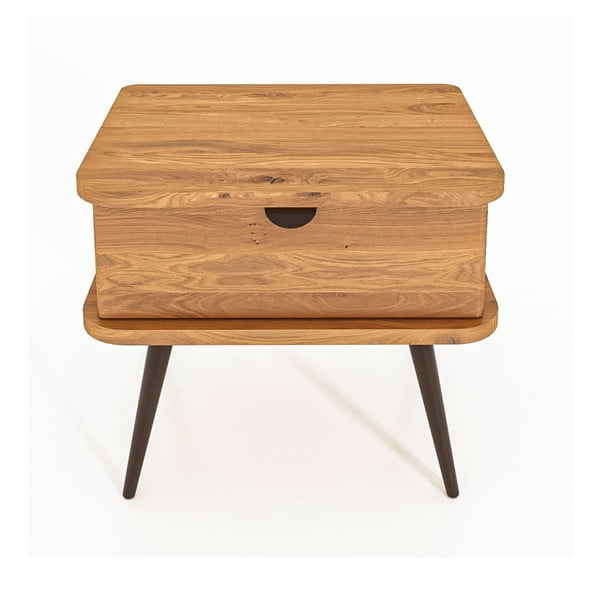 Nočný stolík z dubového dreva v prírodnej farbe Kula - The Beds-image-2