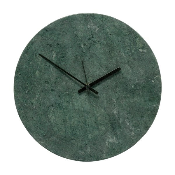 Nástenné mramorové hodiny Hübsch Tempus, ø 31 cm