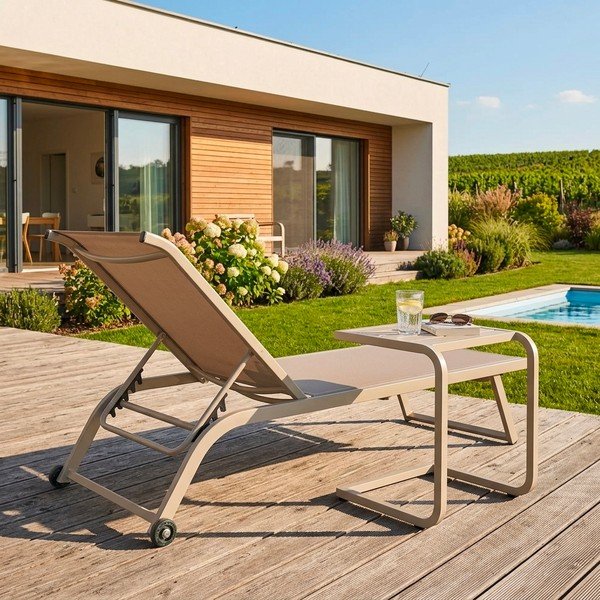 Hliníkový záhradný stolík 40x40 cm Taylor – Bizzotto-image-1