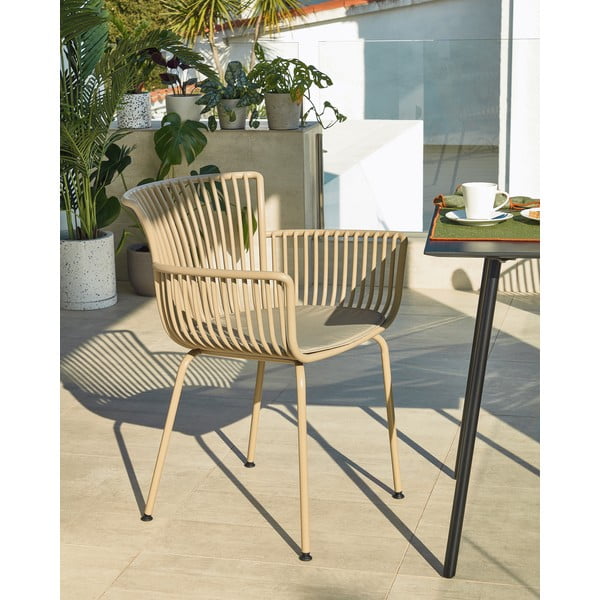 Béžová záhradná stolička Kave Home Surpika-image-1