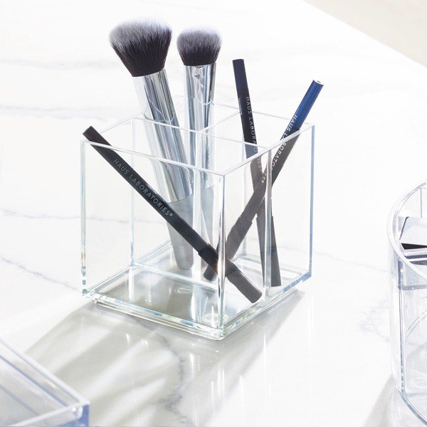 Kúpeľňový organizér na kozmetiku z recyklovaného plastu Cosmetic Cube - iDesign-image-1
