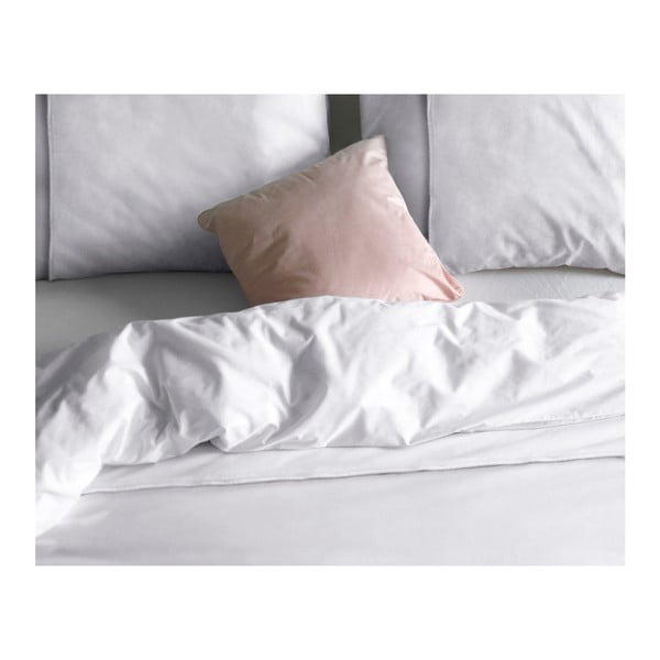 Biele obliečky z mikroperkálu na jednolôžko Sleeptime Monte Carlo, 140 × 200 cm-image-2